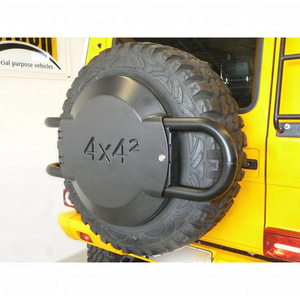 Convient pour les pièces <span class=keywords><strong>de</strong></span> voiture tout-terrain en fibre <span class=keywords><strong>de</strong></span> carbone W463 <span class=keywords><strong>4X4</strong></span> Style, housse <span class=keywords><strong>de</strong></span> <span class=keywords><strong>roue</strong></span> <span class=keywords><strong>de</strong></span> <span class=keywords><strong>secours</strong></span> avec supports pour Classe G W463 1990~2018y - Product Image 4