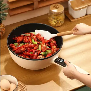 Yonsa 4L 중국어 다기능 휴대용 비 스틱 밥솥 팬 냄비 다기능 미니 요리 전기 냄비