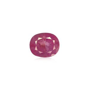 Rubí de 4.46 Quilates, Facetado, Gema Mineral Natural, Cristal Rojo de Alta Calidad Creado en Laboratorio, 3mm de Altura - Product Image 1