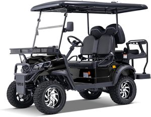 Carrito de Golf Eléctrico ST con Carga Solar, 4 Asientos, Crucero de Lujo para Pasajeros con Batería de Litio de 51.2V - Product Image 1