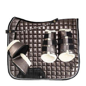 Juego de 4 Almohadillas Personalizables para Silla de Montar, Cómodas para Montar a Caballo, con Forro de Tela Brillante, Suministros Ecuestres Duraderos - Product Image 6