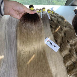 Cheveux vierges vietnamiens en vrac de qualité supérieure, lisses, 1 kg, couleur foncée, texture naturelle, pour la fabrication de perruques, pour la coloration - Product Image 1