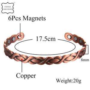 Wholesale Latest Design Best Quality Handmade 100% <b>Copper</b> <b>Bangle</b> Bracelet for Unisex Available at - Product Image 6