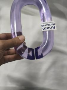 Chaîne en acrylique moderne personnalisée Accents muraux faits à la main en résine ornementale moderne suspendue pour la décoration intérieure Diwali Festival Ready - Product Image 2