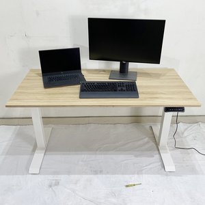 FlexiDesk FLD007 <b>Electrically</b> Adjustable Lift-Up Table with 2 Joints Made of Melamine-Coated Plywood for Office Use - Product Image 6