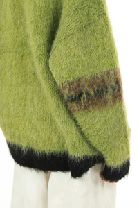 Pull en mohair épais d'hiver à la mode - Respirant Anti-boulochage Col rond classique Idéal pour les tenues décontractées Look élégant Homme - Product Image 6