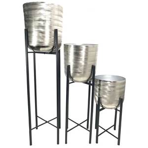 Macetas de flores modernas de estilo antiguo con soporte, diseñador de forma personalizada para jardín, hogar, guardería, decoración, uso de suelo - Product Image 6