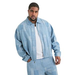 2024 Venta al por mayor Diseño de sublimación Tallas grandes Ropa de moda de invierno Chaqueta estampada de alta calidad cómoda Chaquetas de hombre - Product Image 3