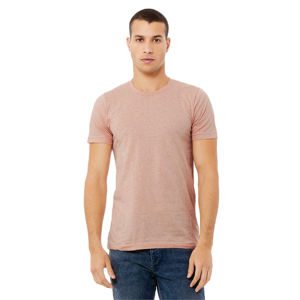 เสื้อยืดแขนสั้นพิมพ์ลาย Heather PRism Peach สำหรับทั้งชายและหญิงเสื้อยืดแขนสั้นผ้าคอตตอน48% 52% ขนาด4.2ออนซ์เสื้อยืดยาวเทคนิค Dtg - Product Image 1