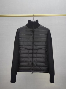 Doudoune Slim Fit personnalisée pour hommes 2025 Hot Design personnalisé nouvelle veste d'hiver tricotée à fermeture éclair à col haut pour hommes Veste Slim Puffer pour hommes - Product Image 5