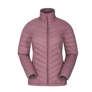 2025 nouveau Design solide rose couleur épais doudoune pour femmes respirant Polyester tissu coton remplissage rembourré veste d'hiver - Product Image 1