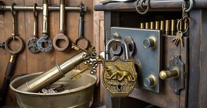 Solid Brass Tiger Keyed Padlock-01JF Small Yellow Gym Lock Strong Keyed Padlock for Luggage Toolbox - Product Image 2