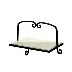 New <b>Marble</b> Serving <b>Tray</b> with Metal Handle Eco-Friendly American Style Polished Wedding Wholesale Handmade - Product Image 6