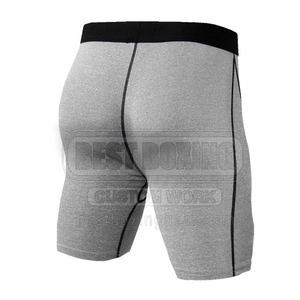 For Adult OEM Service Wholesale Custom Made <b>Compression</b> <b>Shorts</b> New Arrival Solid Color <b>Men</b> <b>Compression</b> <b>Shorts</b> - Product Image 2