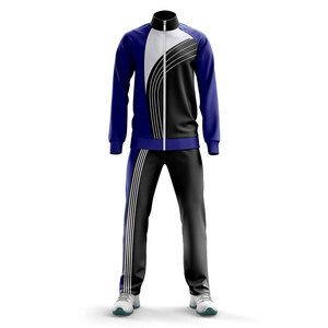 Chaqueta de chándal para hombre ajustada por transferencia de calor Premium 100% poliéster ligero color personalizado - Product Image 2