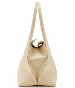 Bolso Tote de Cuero Color Crema Vintage para Mujer, Bolso Grande, Suave y Estructurado, Resistente al Agua, para Compras, Trabajo, Oficina, Bolso de Hombro - Product Image 4