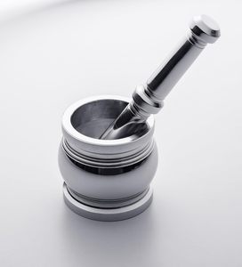 Stainless Steel Mortar Pestle Spice & Herb Crusher with Non-Slip Base Hand Operated Eco-Friendly Kitchen Tool-Dishwasher Safe - Product Image 6