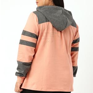 Sudaderas con Capucha Casuales para Mujer, Fabricación Profesional, para la Temporada de Invierno, Forro Polar Ecológico, Logotipo Personalizado en la Parte Delantera - Product Image 3