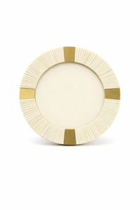 Cadre photo rond décoratif élégant avec incrustations dorées et os pour la décoration de la maison de luxe Cadre moderne pour le salon et la chambre à coucher - Product Image 4