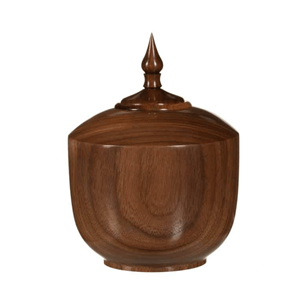 Urne en bois de style américain OEM pour animaux de compagnie, nouvelle arrivée du Vietnam avec couvercle pour fournitures funéraires - Product Image 2