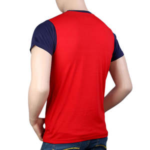 Camiseta de cuello redondo para hombre - Rojo - Rojo - Product Image 2