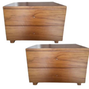 Tables de jardin, taille 50x40x45, en teck ancien de qualité, portables, hauteur réglable, plus économiques - Product Image 3