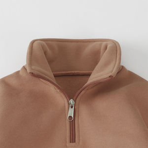 Conjunto de 2 Piezas de Sudadera con Capucha y Pantalones Deportivos de Felpa para Niños y Adultos, Personalizable con Paneles y Bloques de Color, Calidad Premium - Product Image 4