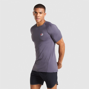 T-shirt pour homme personnalisé, uni, vierge, sublimation, 100% polyester, sport, gym, course à pied, coupe ajustée, respirant, t-shirt pour homme - Product Image 3