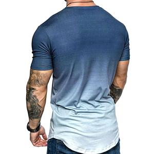 Ropa de verano Camisetas lavadas con ácido con impresión de logotipo personalizado de alta calidad/Camisetas lavadas con ácido lisas de secado rápido hechas a medida para hombres - Product Image 6