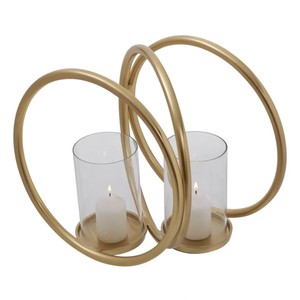 Portavelas de Metal artístico moderno diseño de silueta geométrica para interiores de hogar de Pascua decoración de boda decoraciones de mesa - Product Image 4