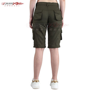 <b>Women's</b> High-Rise Cargo <b>Shorts</b> with Zipper Fly and <b>Loose</b> Fit Breathable Summer Comfort <b>Shorts</b> - Product Image 3