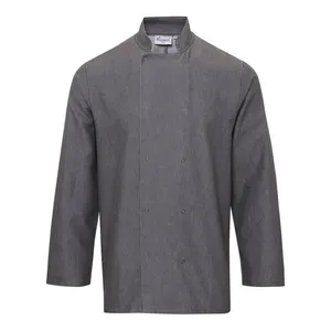 Veste en jean de chef, vêtements de protection, articles promotionnels - Product Image 6