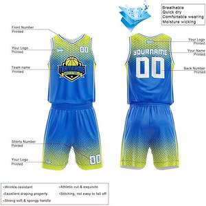 Maillot de basket-ball unisexe en maille polyester, personnalisable pour OEM, de haute qualité, durable, à séchage rapide, tenue de sport - Product Image 2