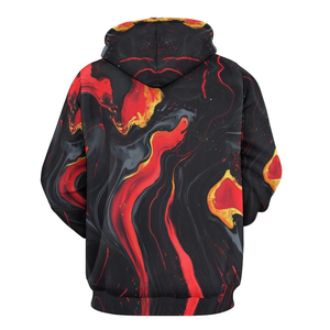 Sweats à capuche à impression numérique par sublimation complète pour hommes pour adultes Streetwear pulls décontractés d'hiver à capuche pour hommes - Product Image 3