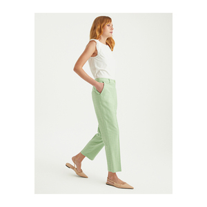 Mezcla de algodón y viscosa, corte regular para pantalones de mujer, alta calidad de Turquía - Product Image 3