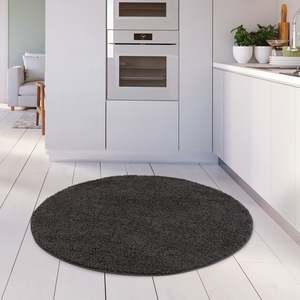 Ensemble de tapis Myshaggy en gris foncé uni, 60 x 110 cm - Product Image 3