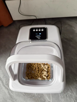Distributeur automatique de nourriture intelligent RFID pour chats et chiens, identification intelligente, distributeur de repas automatique avec couvercle transparent