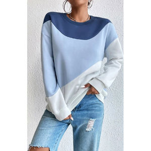 Sweat-shirt pour femme de qualité supérieure, léger, surdimensionné, avec logo personnalisé, meilleur sweat-shirt à col rond à séchage rapide, pull d'hiver pour femme - Product Image 1