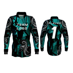 Maillot de paintball personnalisé imprimé 100% polyester Maille respirante Sublimation Logo personnalisé Vêtements de sport de luxe en plein air - Product Image 1