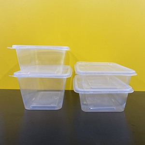 Boîte en plastique rectangulaire jetable de qualité supérieure, prix usine, pour aliments/fruits/salades, avec couvercle transparent, 550 ml, 650 ml - Product Image 6