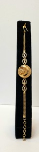 Oferta al por mayor Dubái: Collar con colgante chapado en oro de 24 quilates de 4 gramos, pulsera, anillo y pendientes de nueva colección con apariencia de oro laminado. - Product Image 3
