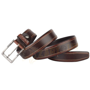 Ceinture en cuir pleine fleur de qualité supérieure ZARYOUN IMPEX ZI-1405 pour hommes, boucle en alliage durable, largeur 1,5/1,75 pouces, style décontracté - Product Image 4