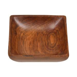 Cuenco de madera clásico hecho a mano Ideal para ensaladas, frutas y aperitivos, cuenco de madera Natural para servir para restaurante en casa - Product Image 1