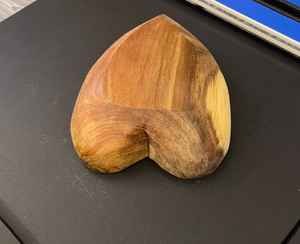 Handcrafted Heart Shaped Acacia Wooden Bowl Rustic Solid Wood Decorative Tray for Jewelry Keys, <b>Candles</b>, Home Decor from Vietnam - Product Image 6