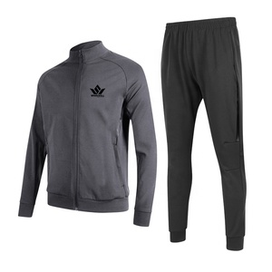 Ensemble de survêtement unisexe à capuche, séchage rapide, respirant, imperméable, coupe-vent, manches longues, couleur unie, pantalon de jogging - Product Image 6