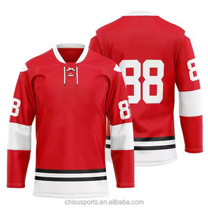 <b>Elite</b> Custom Fit Breathable Ice Hockey Jersey High Performance Unisex Team Uniform Customizable Team Name for Maximum Comfort - Product Image 4