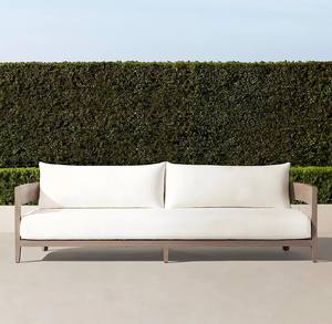 أفضل أريكة خشب الساج مقاومة للماء للشمس للفناء شرفة فيلا اللوبي بيع المصنع مباشرة - Product Image 4