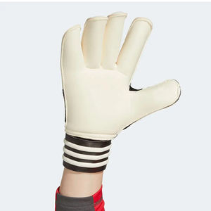 Guantes de Portero de Fútbol de Cuero Personalizados para Niños con Protección para los Dedos, Cierre de Cremallera y Diseño Antideslizante - Product Image 3