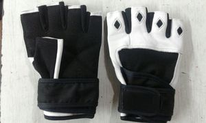 ถุงมือยกน้ำหนักครึ่งยิมสำหรับผู้ชายผู้หญิงถุงมือฟิตเนสออกกำลังกายเล่นกีฬาออกกำลังกายใช้นิ้วปรับสีได้ใส่สบาย - Product Image 4