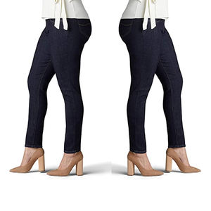 Jeans de mezclilla rectos transpirables para mujer Estilo vintage informal Servicio OEM de alta calidad Ropa de calle de lujo - Product Image 6